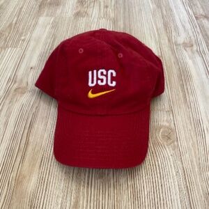 red Nike USC hat, USC CAP, dad baseball cap